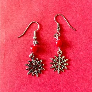Silver Snowflakes Earrings